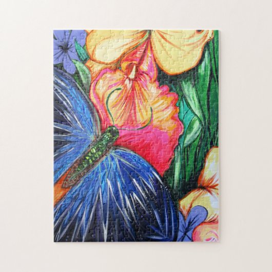 Schmetterlingsleben Puzzle (Vertikal)