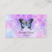 Schmetterlingsleben Schönheitssalon Nagelsalon Mak Visitenkarte (Vorderseite)