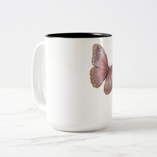 Schmetterlingsleben Ungewöhnliche Tasse (Vorderseite Links)