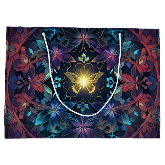 Schmetterlingsleuchte Große Geschenktüte (Rückseite)