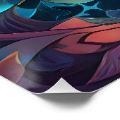 Schmetterlingsleuchte Poster (Ecke)