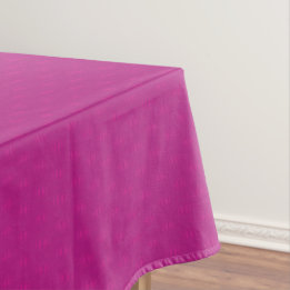 Schmetterlingsliebe | Magenta Spitze Tischdecke