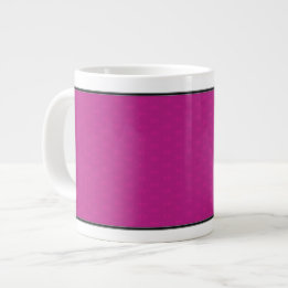 Schmetterlingsliebe | Magenta-Spitzenrand Jumbo-Tasse