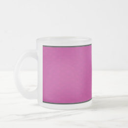 Schmetterlingsliebe | Magenta-Spitzenrand Mattglastasse