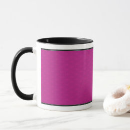 Schmetterlingsliebe | Magenta-Spitzenrand Tasse