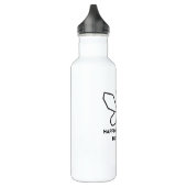 Schmetterlingsliebhaber: Glück ist wie ein Schmett Edelstahlflasche (Links)