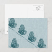 Schmetterlingslinie Postkarte (Vorne/Hinten)