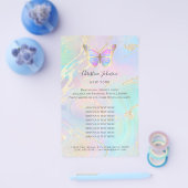 Schmetterlingslogo Flyer (Einzeln)