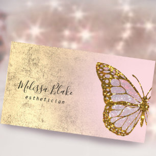 Schmetterlingslogo Visitenkarte