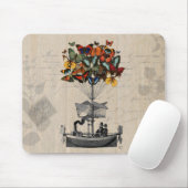 Schmetterlingsluftschiff 2 mousepad (Mit Mouse)