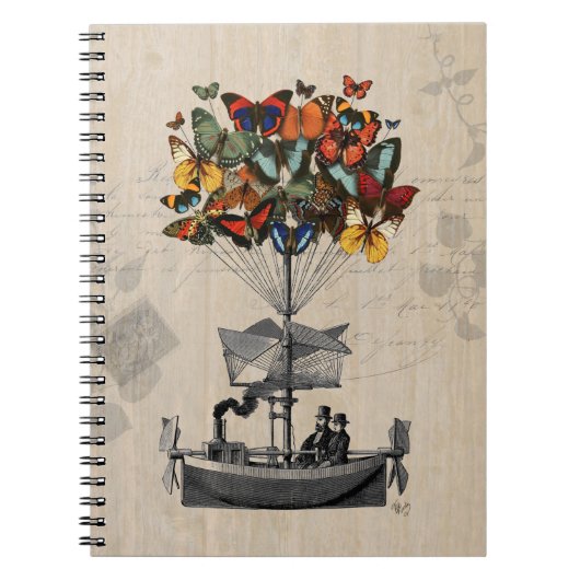 Schmetterlingsluftschiff 2 notizblock (Vorderseite)