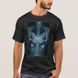 Schmetterlingslunge Röntgen-T-Shirt T-Shirt