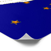 Schmetterlingsmädchen im Weltraum Poster (Ecke)