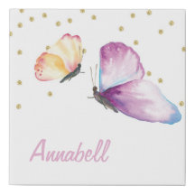 Schmetterlingsmädchen-Zimmermauerwerk