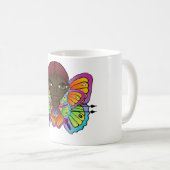 Schmetterlingsmädin Frauenspitze Kaffeetasse (VorderseiteRechts)