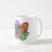 Schmetterlingsmädin Frauenspitze Kaffeetasse (VorderseiteRechts)