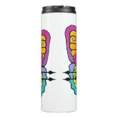 Schmetterlingsmädin Frauenspitze Thermosbecher (Rückseite)