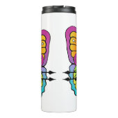 Schmetterlingsmädin Frauenspitze Thermosbecher (Rückseite)