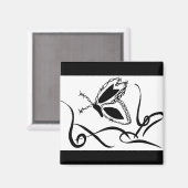 Schmetterlingsmagnet Magnet (Vorderseite/Rückseite)