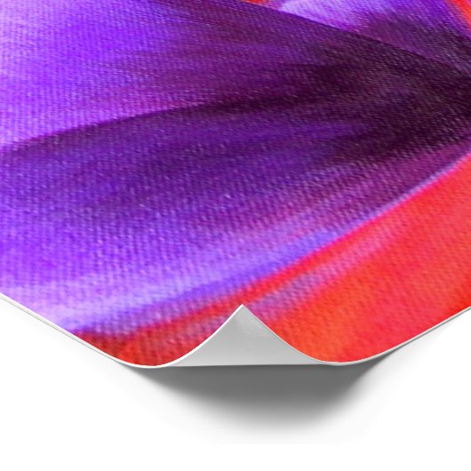 Schmetterlingsmalerei Art - Multi Poster (Ecke)