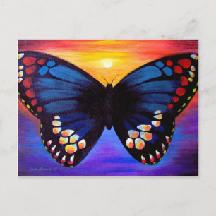 Schmetterlingsmalerei Art - Multi Postkarte