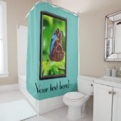 Schmetterlingsmalerei Duschvorhang (Beispiel)