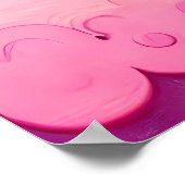 Schmetterlingsmalerei fliegt zur Nebelsonne am Nac Poster (Ecke)