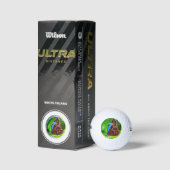 Schmetterlingsmalerei Golfball (Verpackungen)