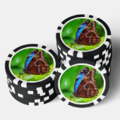 Schmetterlingsmalerei Pokerchips (Stapel)