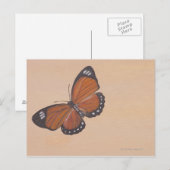 Schmetterlingsmalerei Postkarte (Vorne/Hinten)