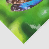 Schmetterlingsmalerei Seidenpapier (Ausschnitt)