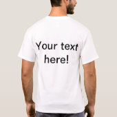 Schmetterlingsmalerei T-Shirt (Rückseite)