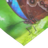Schmetterlingsmalerei Tischdecke (Schrägansicht)