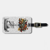 Schmetterlingsmarine Gepäckanhänger (Vorderseite horizontal)