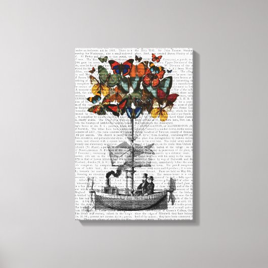 Schmetterlingsmarine Leinwanddruck (Vorderseite)