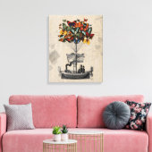 Schmetterlingsmarine Leinwanddruck (Insitu (Wohnzimmer))