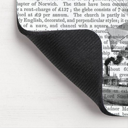 Schmetterlingsmarine Mousepad (Ecke)