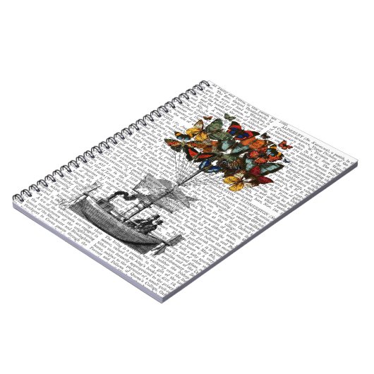 Schmetterlingsmarine Notizblock (Linke Seite)