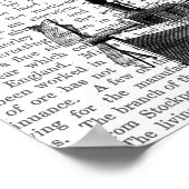 Schmetterlingsmarine Poster (Ecke)