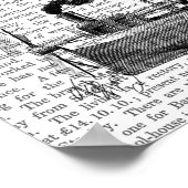 Schmetterlingsmarine Poster (Ecke)