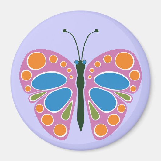 Schmetterlingsmarmelade: Rosa Magnet (Vorne)