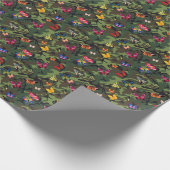 Schmetterlingsmarouflage Geschenkpapier (Ecke)