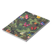 Schmetterlingsmarouflage Notizblock (Rotiert)