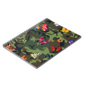 Schmetterlingsmarouflage Notizblock (Linke Seite)