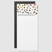 Schmetterlingsmaschine Magnetkarte (Vorne/Hinten)