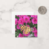 Schmetterlingsmoment Mitteilungskarte (Vorderseite/Rückseite Beispiel)