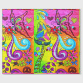 Schmetterlingsmomik Geschenkpapier (Flach)