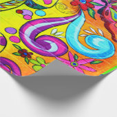 Schmetterlingsmomik Geschenkpapier (Ecke)