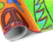 Schmetterlingsmomik Geschenkpapier (Rolleneckpunkt)