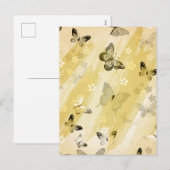 Schmetterlingsmuster 10 feiertagspostkarte (Vorne/Hinten)